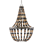 Люстра каплевидной формы с подвесками в виде декоративных бусин Flat Beads варинант исполнения - 3 | Loft Concept в Екатеринбурге