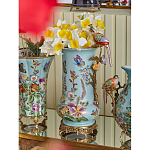 Ваза с птичкой из фарфора с бронзовыми элементами Garden of Eden варинант исполнения - 8 | Loft Concept в Екатеринбурге