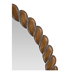 Зеркало с текстурной рамой из натурального дерева  Pine Wall Mirror варинант исполнения - 4 | Loft Concept в Екатеринбурге