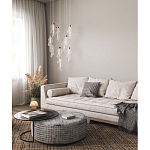 Люстра каскадная с 10-ю прозрачными плафонами Wave Line варинант исполнения - 12 | Loft Concept в Екатеринбурге