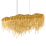 Люстра подвесная с металлическими дугами и длинными цепочками 115 см Atlantis Chain варинант исполнения - 1 | Loft Concept в Екатеринбурге