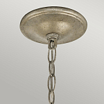 Люстра серебряного цвета с состаренным эффектом и декоративным подвесным шаром Kichler варинант исполнения - 9 | Loft Concept в Екатеринбурге