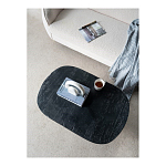 Столик кофейный черного цвета с овальной столешницей и круглым основанием Black Dalmen Table варинант исполнения - 9 | Loft Concept в Екатеринбурге