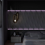 Гипсовая 3D Панель FLOCK варинант исполнения - 1 | Loft Concept в Екатеринбурге