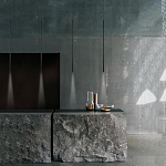 Подвсеной светильник светодиодный металлический цилиндрической формы Высота 30см Trumpet tube варинант исполнения - 6 | Loft Concept в Екатеринбурге