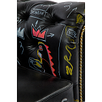Кресло "Баския и Уорхол" Basquiat Warhol graffiti chair натуральная кожа варинант исполнения - 6 | Loft Concept в Екатеринбурге