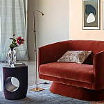 Приставной столик черного цвета AMORPHOUS варинант исполнения - 5 | Loft Concept в Екатеринбурге