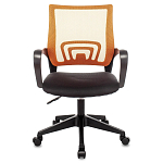 Офисное кресло с основанием из черного пластика Desk chairs Orange варинант исполнения - 2 | Loft Concept в Екатеринбурге