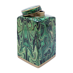 Ваза с малахитовым узором MALACHITE варинант исполнения - 3 | Loft Concept в Екатеринбурге