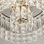 Потолочный светильник круглый с прозрачными подвесками Lunet варинант исполнения - 7 | Loft Concept в Екатеринбурге