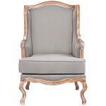 Кресло из массива бука светло-серое Solid Luxury варинант исполнения - 1 | Loft Concept в Екатеринбурге