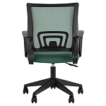 Офисное кресло с основанием из черного пластика Desk chairs Green варинант исполнения - 4 | Loft Concept в Екатеринбурге