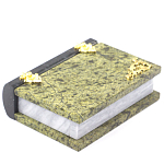 Шкатулка в виде книги из натурального камня змеевик Stone Casket варинант исполнения - 2 | Loft Concept в Екатеринбурге