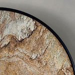 Бра с каменным диском в металлической раме Sandstone Painting варинант исполнения - 4 | Loft Concept в Екатеринбурге