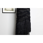 Напольная лампа черная с текстильными элементами "ЯРВИ" варинант исполнения - 4 | Loft Concept в Екатеринбурге