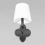 Бра с белым текстильным абажуром и фигурным основанием с зеркальной вставкой Vitorino варинант исполнения - 10 | Loft Concept в Екатеринбурге