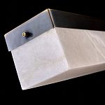 Подвесной светильник линейный из натурального камня Perfection of Geometry варинант исполнения - 7 | Loft Concept в Екатеринбурге