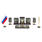 Настольный письменный набор из нефрита на ножках Executive Recruitment варинант исполнения - 1 | Loft Concept в Екатеринбурге