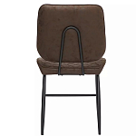 Стул с темно-коричневой обивкой из экокожи Benderson варинант исполнения - 4 | Loft Concept в Екатеринбурге