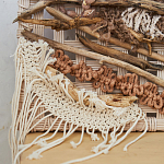 Большая Абстрактное Панно из веток и нитей Dryad Wall Art варинант исполнения - 3 | Loft Concept в Екатеринбурге