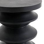 Фигурный приставной столик черного цвета AMORPHOUS варинант исполнения - 2 | Loft Concept в Екатеринбурге