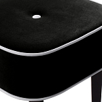 Квадратный мягкий пуф на черных ножках Winton Pouf Square варинант исполнения - 6 | Loft Concept в Екатеринбурге