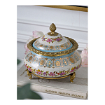 Шкатулка фарфоровая с цветочной росписью Eden Garden варинант исполнения - 5 | Loft Concept в Екатеринбурге