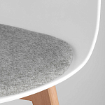 Стул из пластика с мягким сиденьем Eames варинант исполнения - 8 | Loft Concept в Екатеринбурге