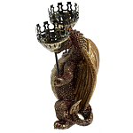 Подсвечник в виде дракона Dragon with Two Candlesticks варинант исполнения - 6 | Loft Concept в Екатеринбурге