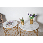 Столик дизайнерский The White Touch варинант исполнения - 4 | Loft Concept в Екатеринбурге