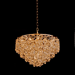 Люстра каскадная с подвесками в форме колец Galaxy of Light варинант исполнения - 2 | Loft Concept в Екатеринбурге