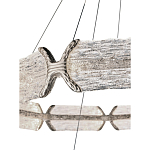 Люстра с 2-мя кольцами с текстурным природным рисунком IceFlame варинант исполнения - 7 | Loft Concept в Екатеринбурге