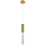 Подвесной светильник латунь Dew Drops Tube Brass Hanging Lamp варинант исполнения - 2 | Loft Concept в Екатеринбурге
