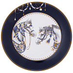 Сервиз обеденный из фарфора с изображением лошадей на 6 персон 23 предмета Porcelain Horse Set варинант исполнения - 1 | Loft Concept в Екатеринбурге