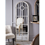 Зеркало-окно с арочным силуэтом в венецианском стиле Venetian White Mirror варинант исполнения - 4 | Loft Concept в Екатеринбурге