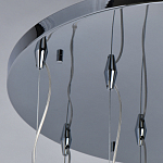 Люстра каскадная с 9-ю разноцветными стеклянными плафонами Kaleido варинант исполнения - 14 | Loft Concept в Екатеринбурге