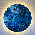 Светильник настенный «Голубая Планета» варинант исполнения - 2 | Loft Concept в Екатеринбурге