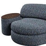 Кушетка со столиком Ulysses варинант исполнения - 6 | Loft Concept в Екатеринбурге