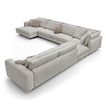 Современная модульная система мягкой мебели Zartаrn 6-ти местный угловой диван варинант исполнения - 2 | Loft Concept в Екатеринбурге