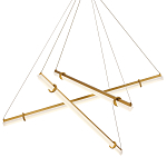 Светодиодная люстра Trumpet Tube Brass 107 варинант исполнения - 1 | Loft Concept в Екатеринбурге