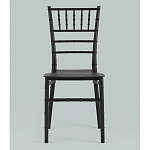 Стул Chiavari пластик черный варинант исполнения - 4 | Loft Concept в Екатеринбурге
