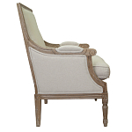 Кресло William Classical Armchair beige flax варинант исполнения - 1 | Loft Concept в Екатеринбурге