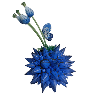 Статуэтка синий фрукт с бабочкой Pandora Tropical Fruit 35