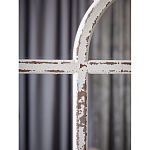 Зеркало-окно с эффектом старения в венецианском стиле Venetian White Mirror варинант исполнения - 6 | Loft Concept в Екатеринбурге