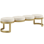 Дизайнерская Банкетка Leola латунь  варинант исполнения - 1 | Loft Concept в Екатеринбурге