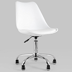 Офисный стул на металлическом основании EGGERY White варинант исполнения - 2 | Loft Concept в Екатеринбурге