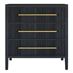 Комод Primo с 3 выдвижными ящиками Черный дуб варинант исполнения - 7 | Loft Concept в Екатеринбурге