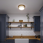 Потолочный светильник с белым матовым стеклянным плафоном в форме перевернутого конуса Hinkley варинант исполнения - 4 | Loft Concept в Екатеринбурге