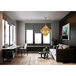 Люстра с каскадом из разноцветных круглых подвесов Key Lustar варинант исполнения - 2 | Loft Concept в Екатеринбурге