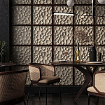 Гипсовая 3D панель с принтографией PM-13 варинант исполнения - 1 | Loft Concept в Екатеринбурге